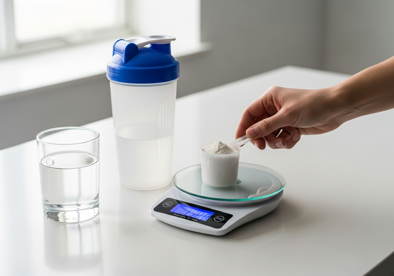 Exact creatine monohydrate dosing by body weight, training goal, and timeline