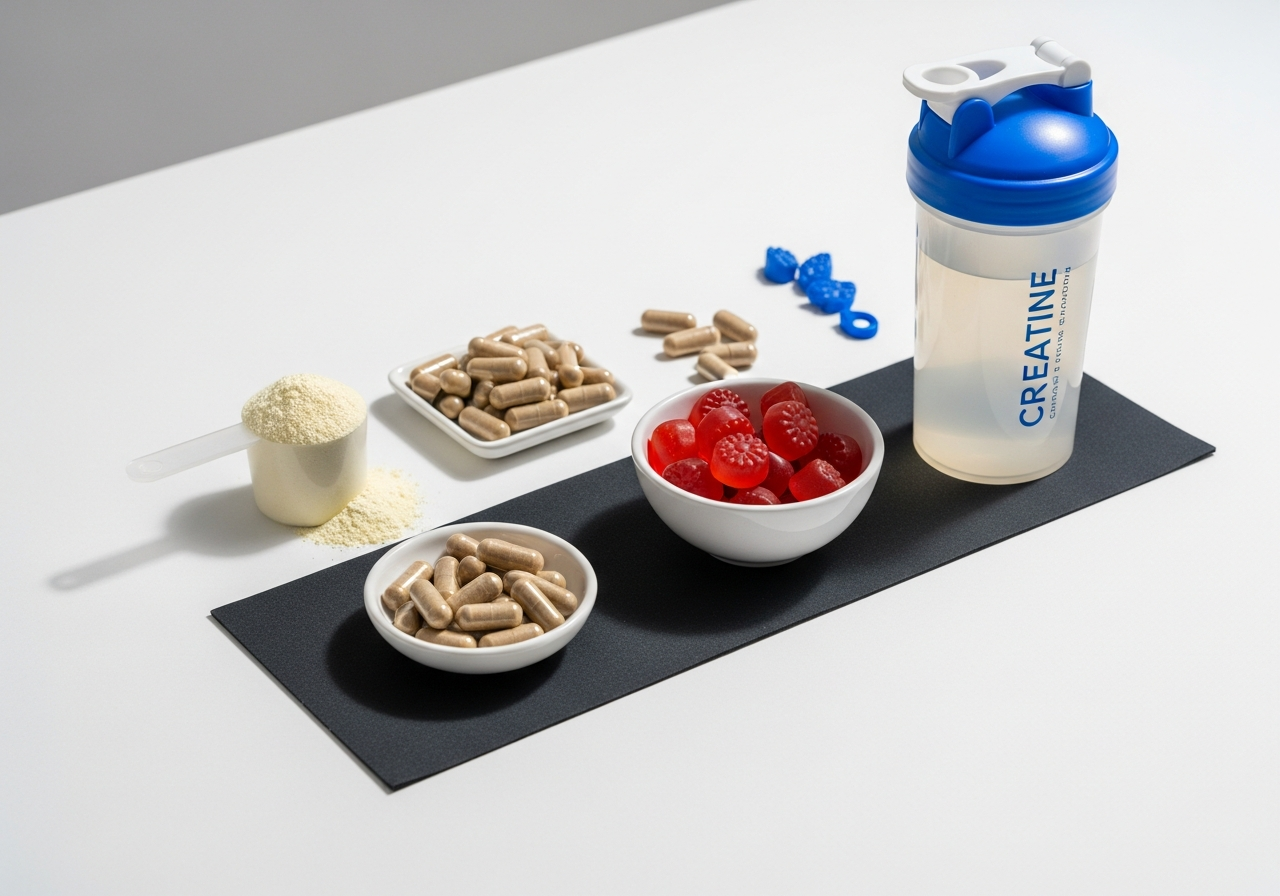 Creatine monohydrate vs HCl, buffered, ethyl ester, gummies, capsules, and liquid: what actually differs