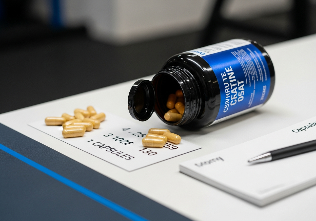 How many creatine capsules per day? Start with grams, not pills