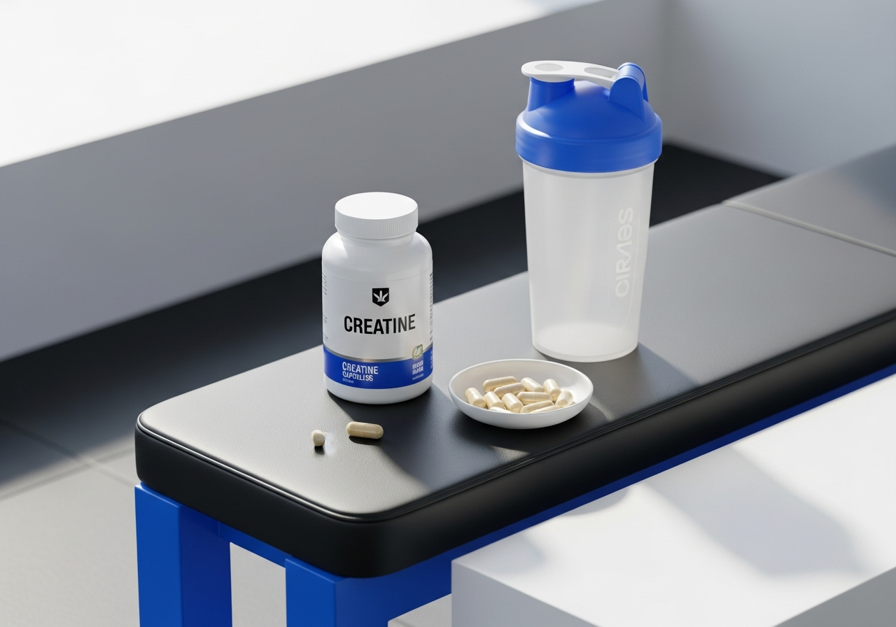 creatine capsules — illustrative photo