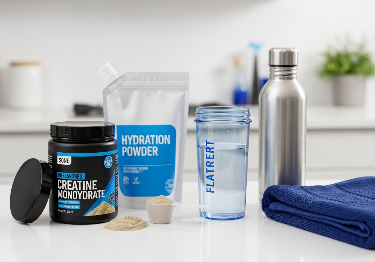 creatine and electrolytes — illustrative photo