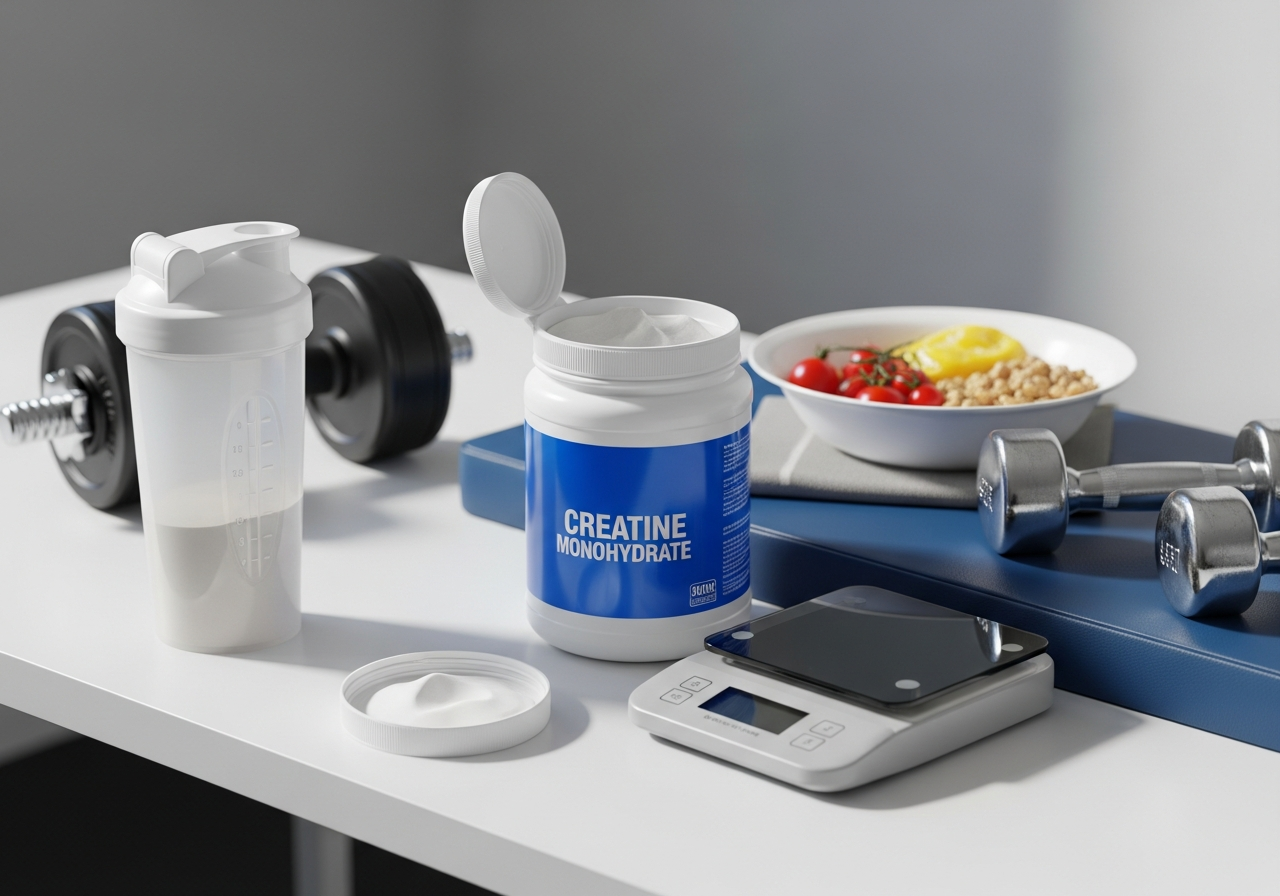 creatine for bulking — illustrative photo