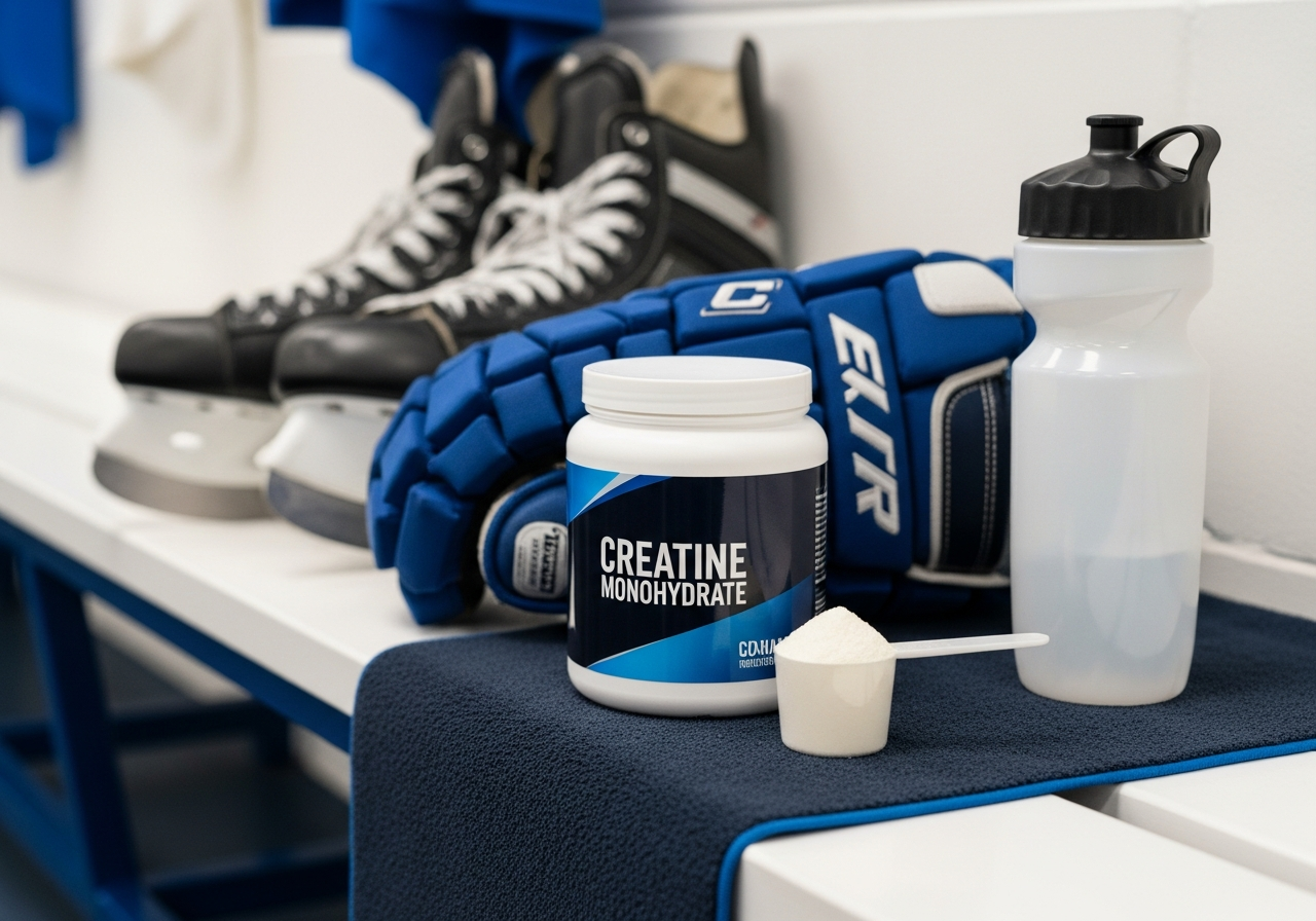 creatine for hockey — illustrative photo