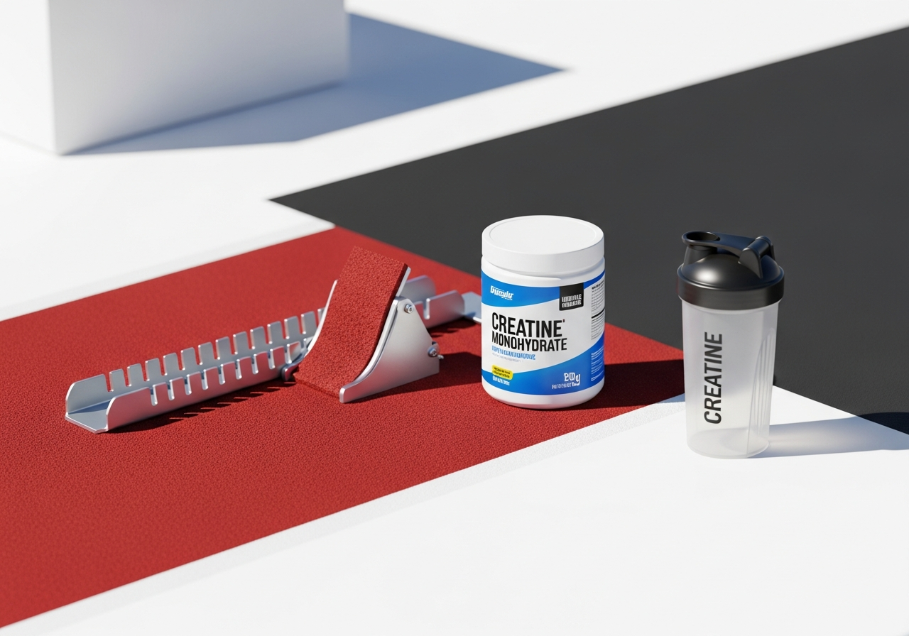 creatine for sprinting — illustrative photo