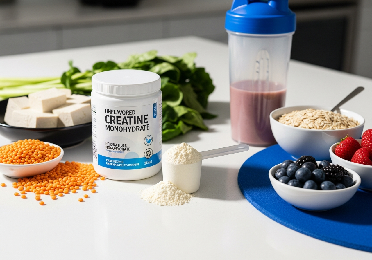 creatine for vegetarians — illustrative photo