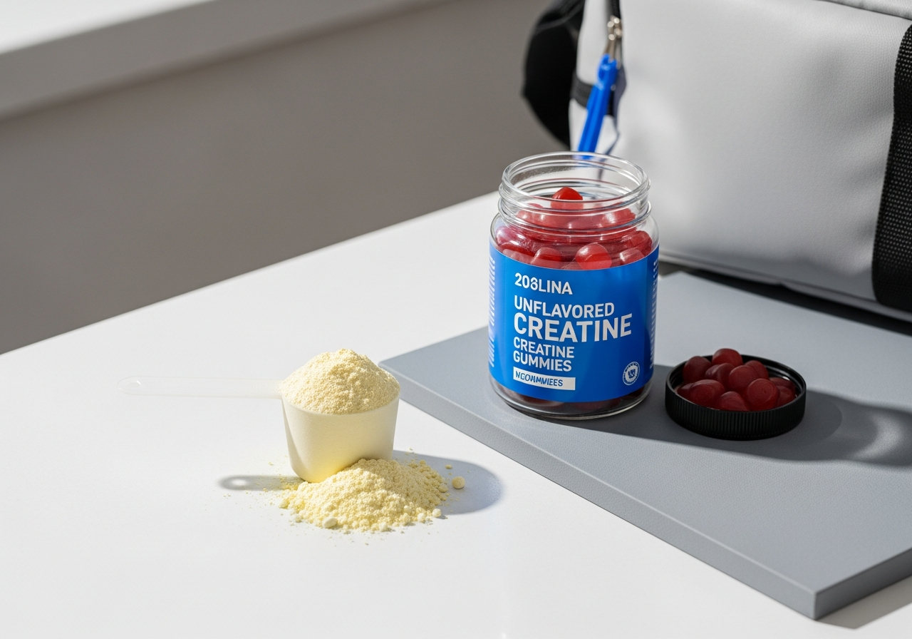 creatine gummies vs powder — illustrative photo