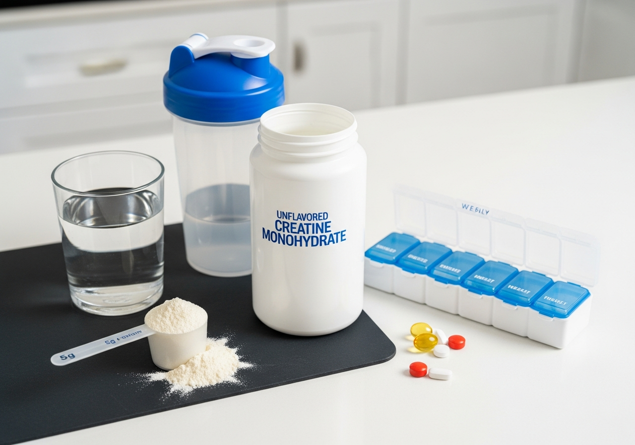 How to do the creatine maintenance phase step by step