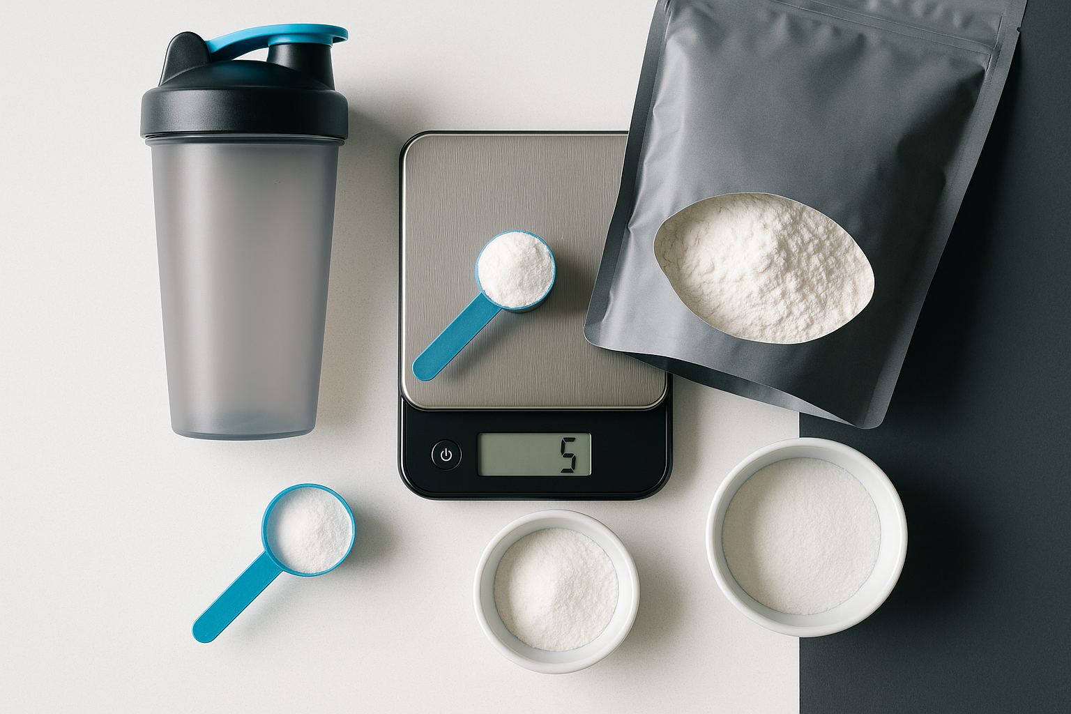 Exact creatine dosing for muscle saturation, by goal and body size