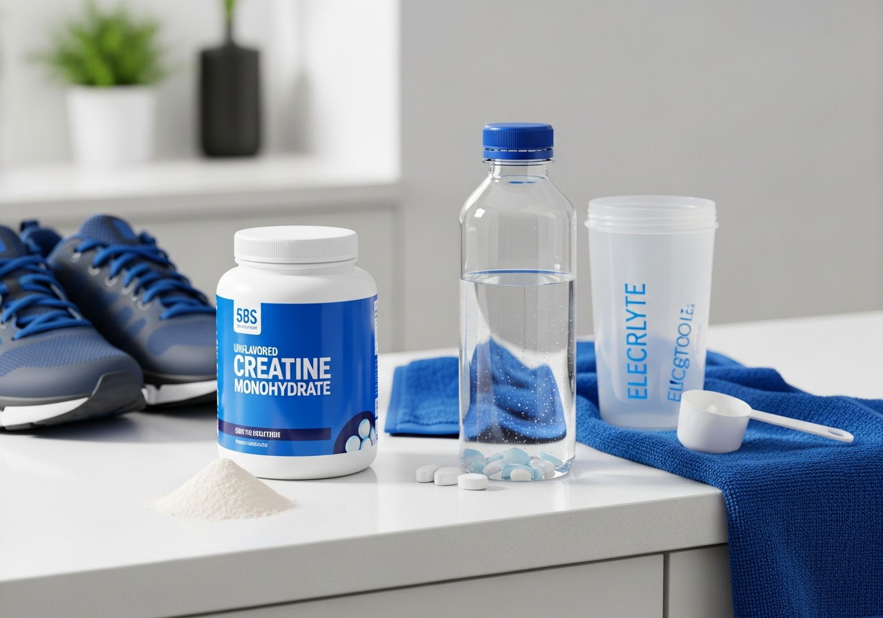 creatine vs electrolytes — illustrative photo