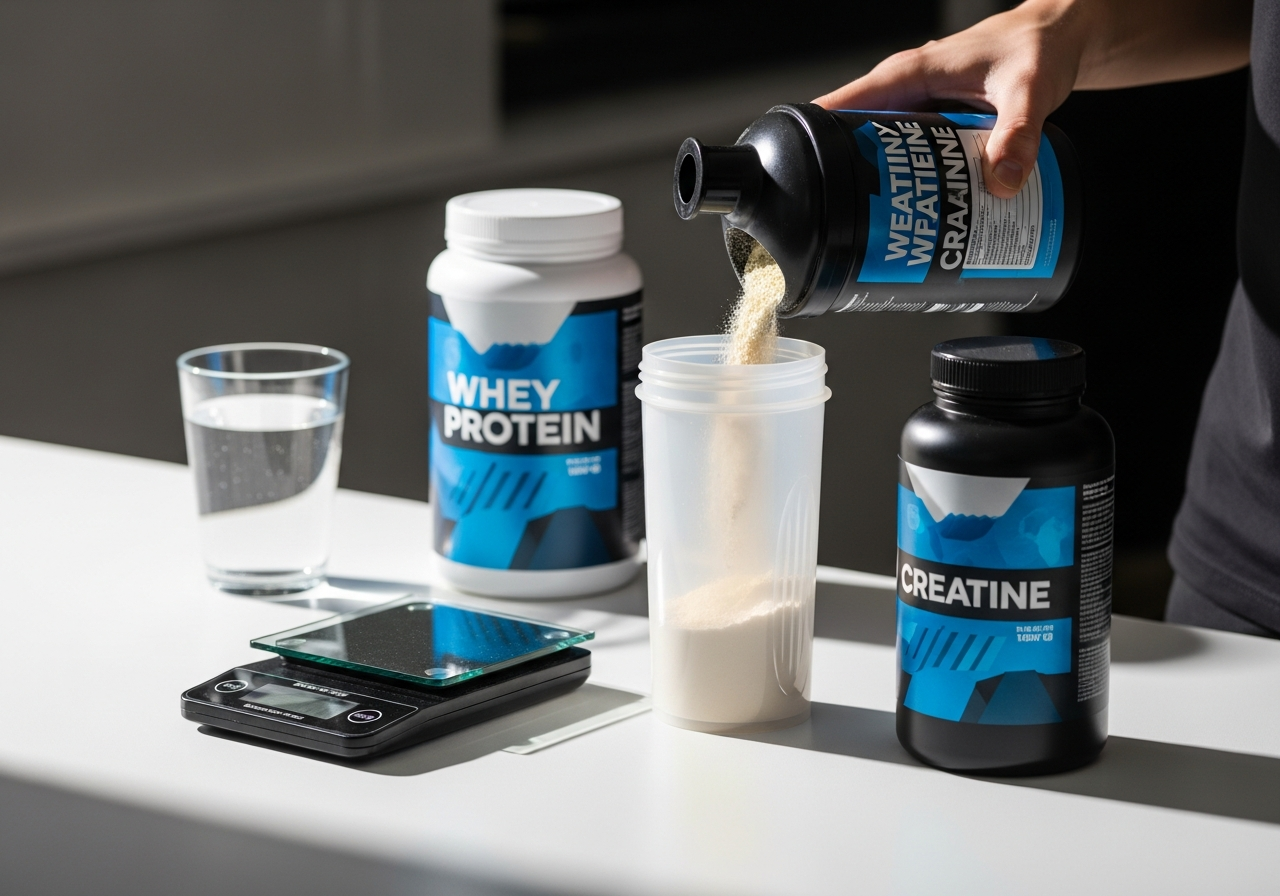 Can you take creatine and whey together? Yes, and this is the easiest way to do it