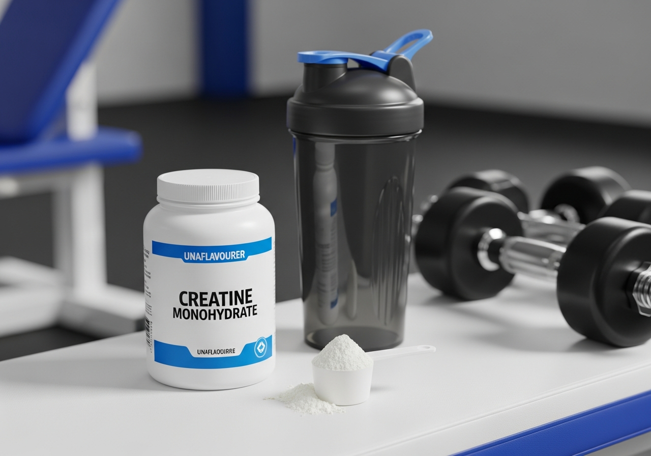 how much creatine per day to build muscle — illustrative photo
