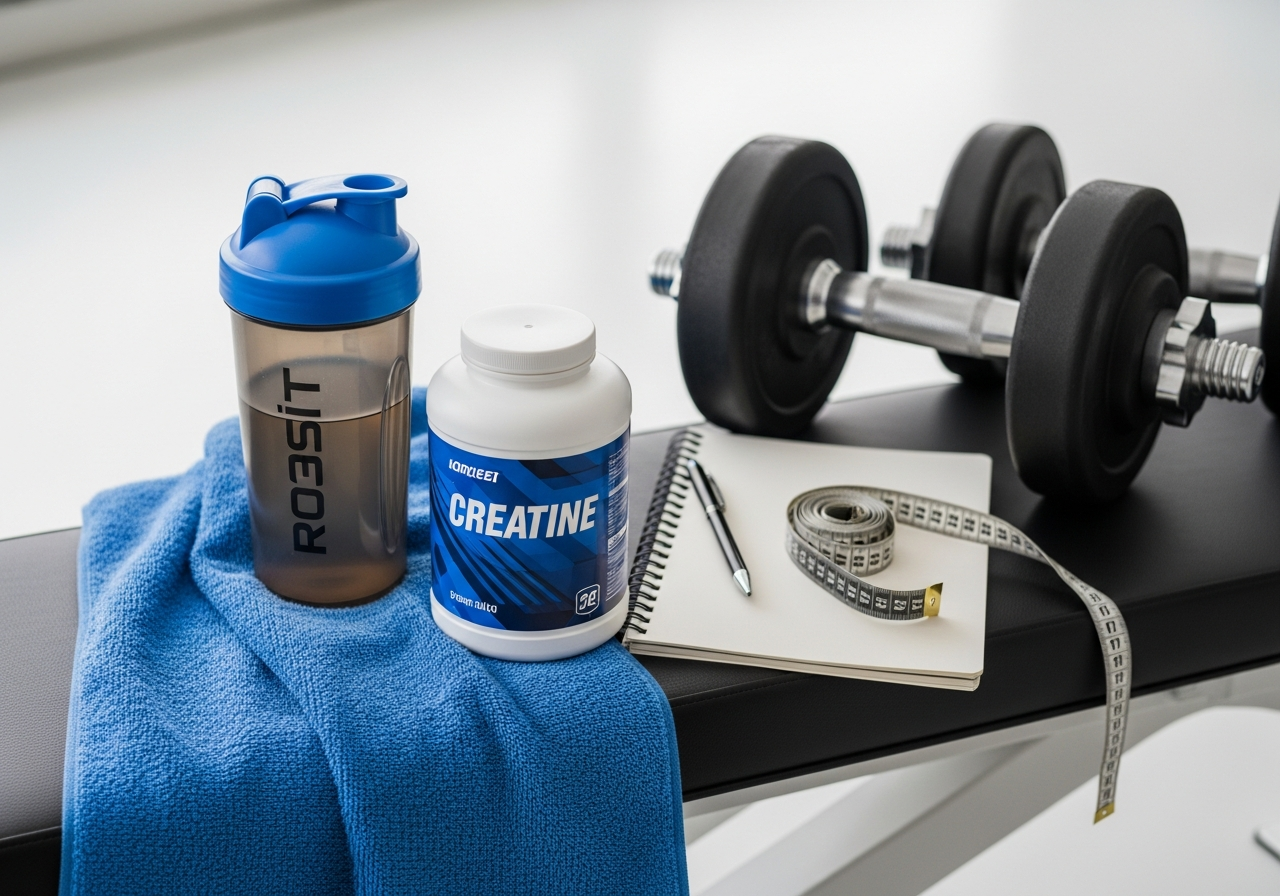 Why the scale goes up: creatine increases muscle water and can later support more muscle