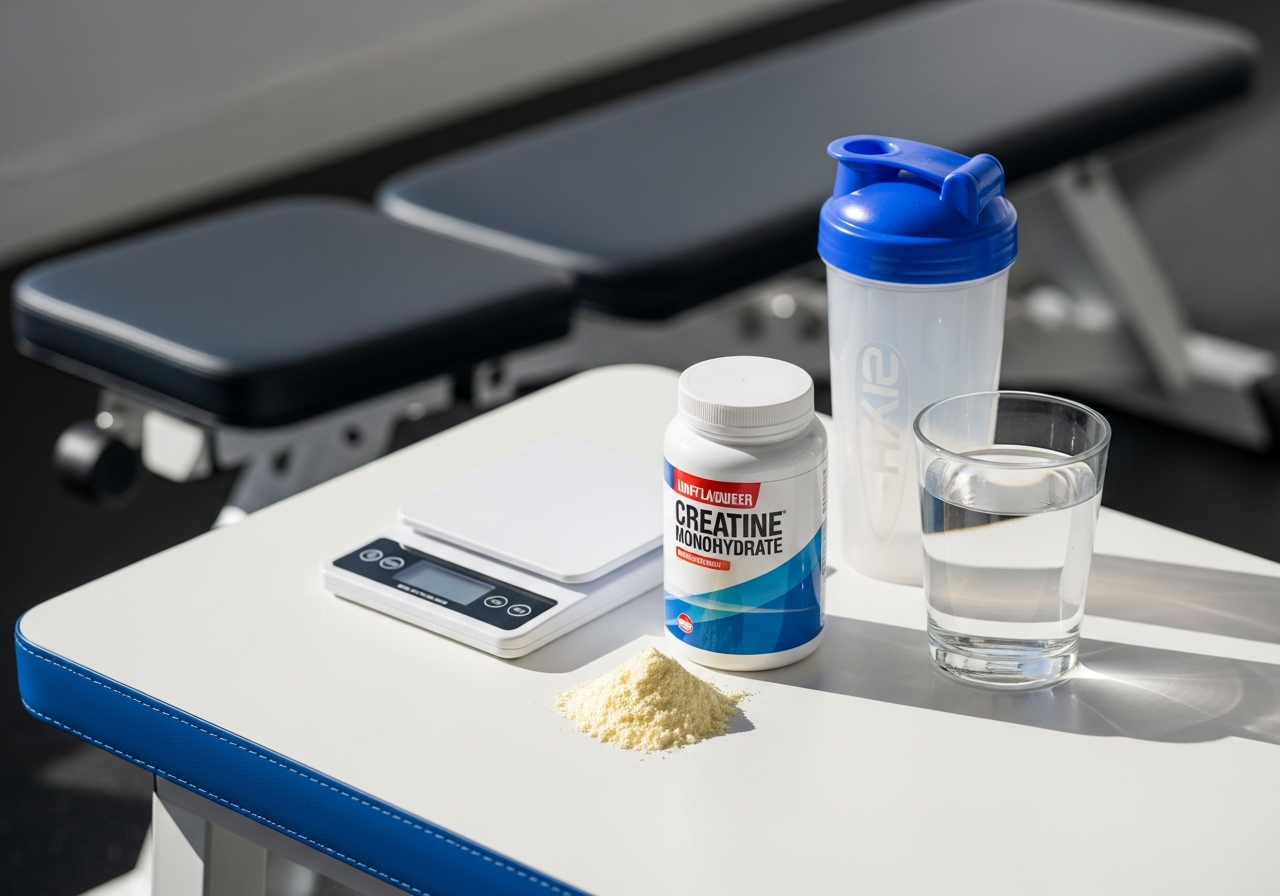 how much creatine per day — illustrative photo