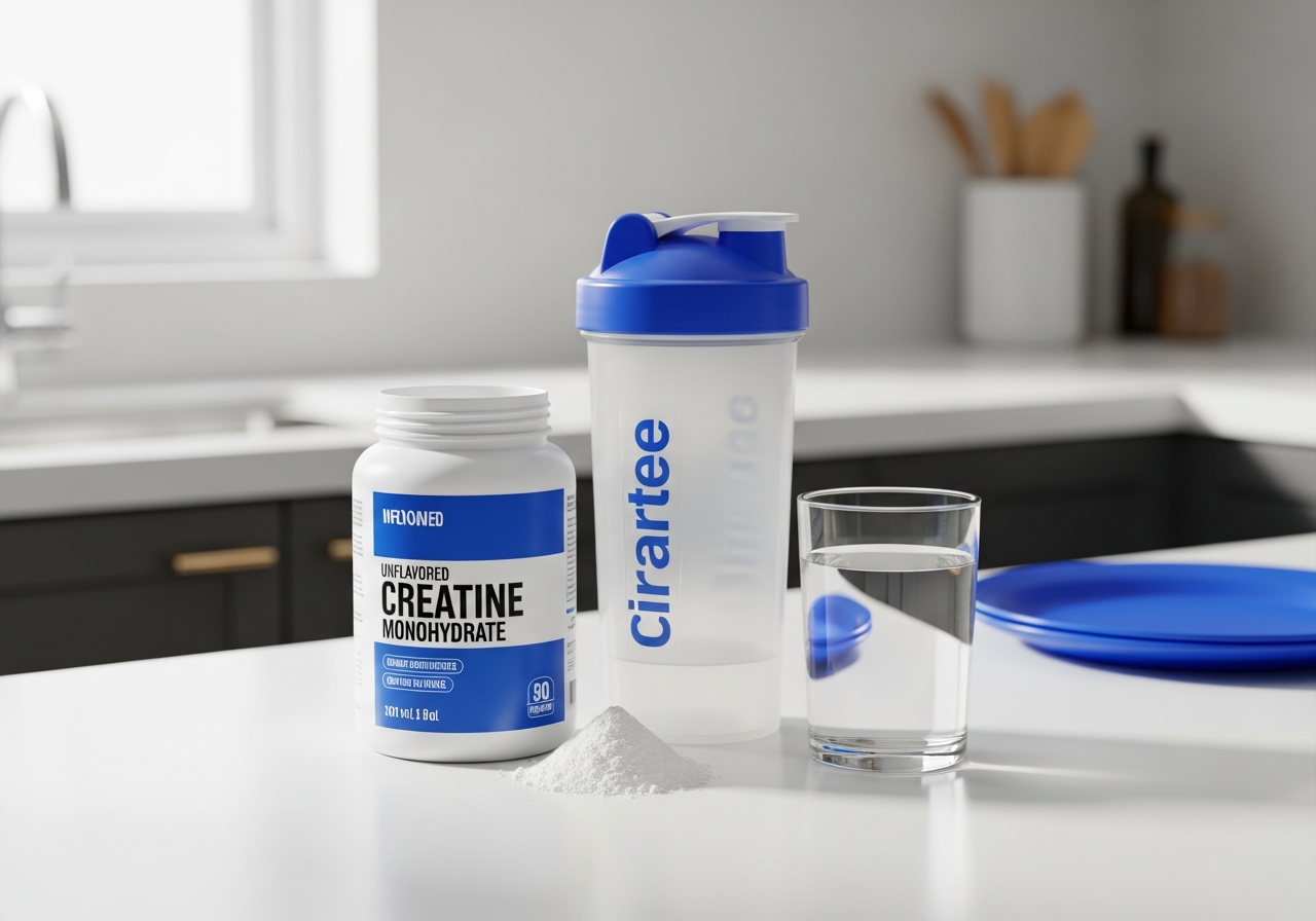 how much water should you drink with creatine — illustrative photo