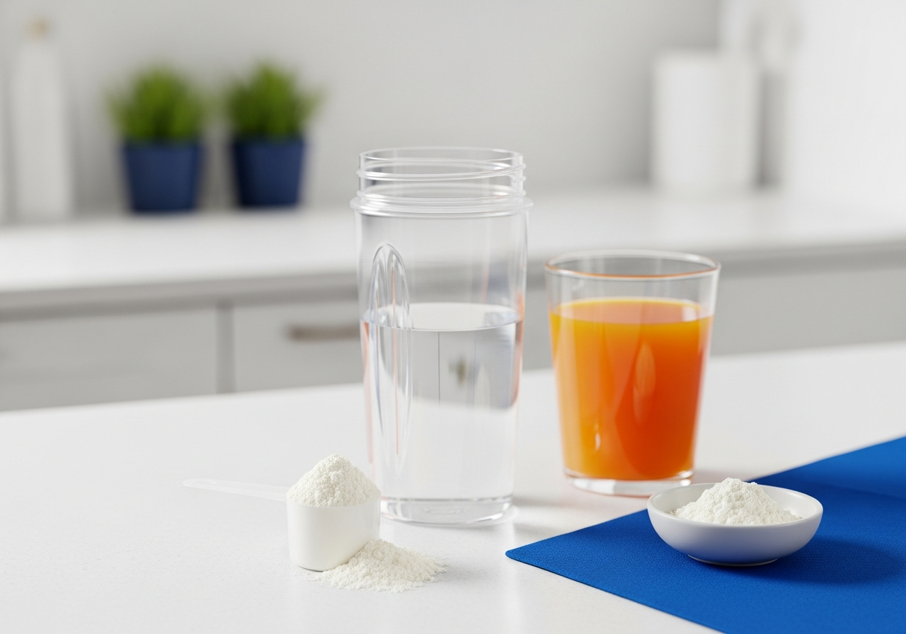 how to mix creatine — illustrative photo