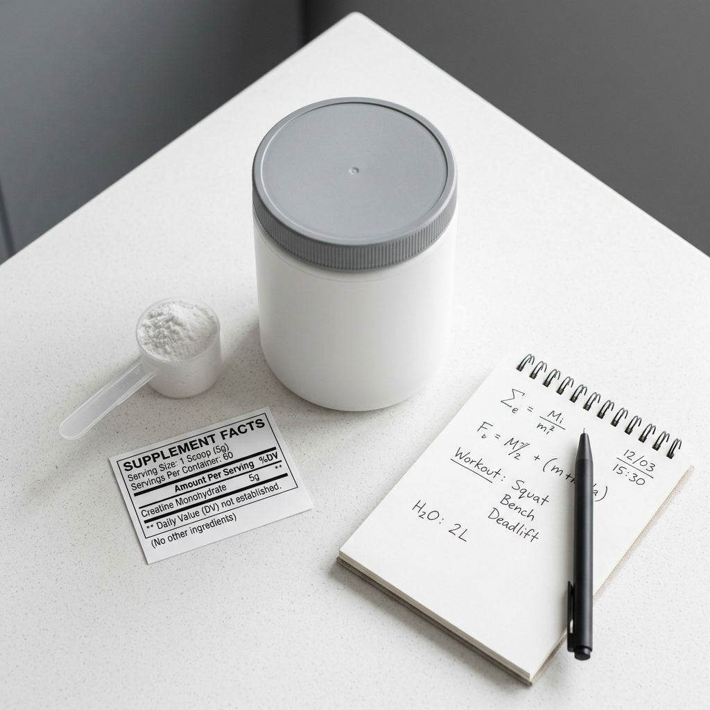 Creatine label explained: what each panel is really telling you