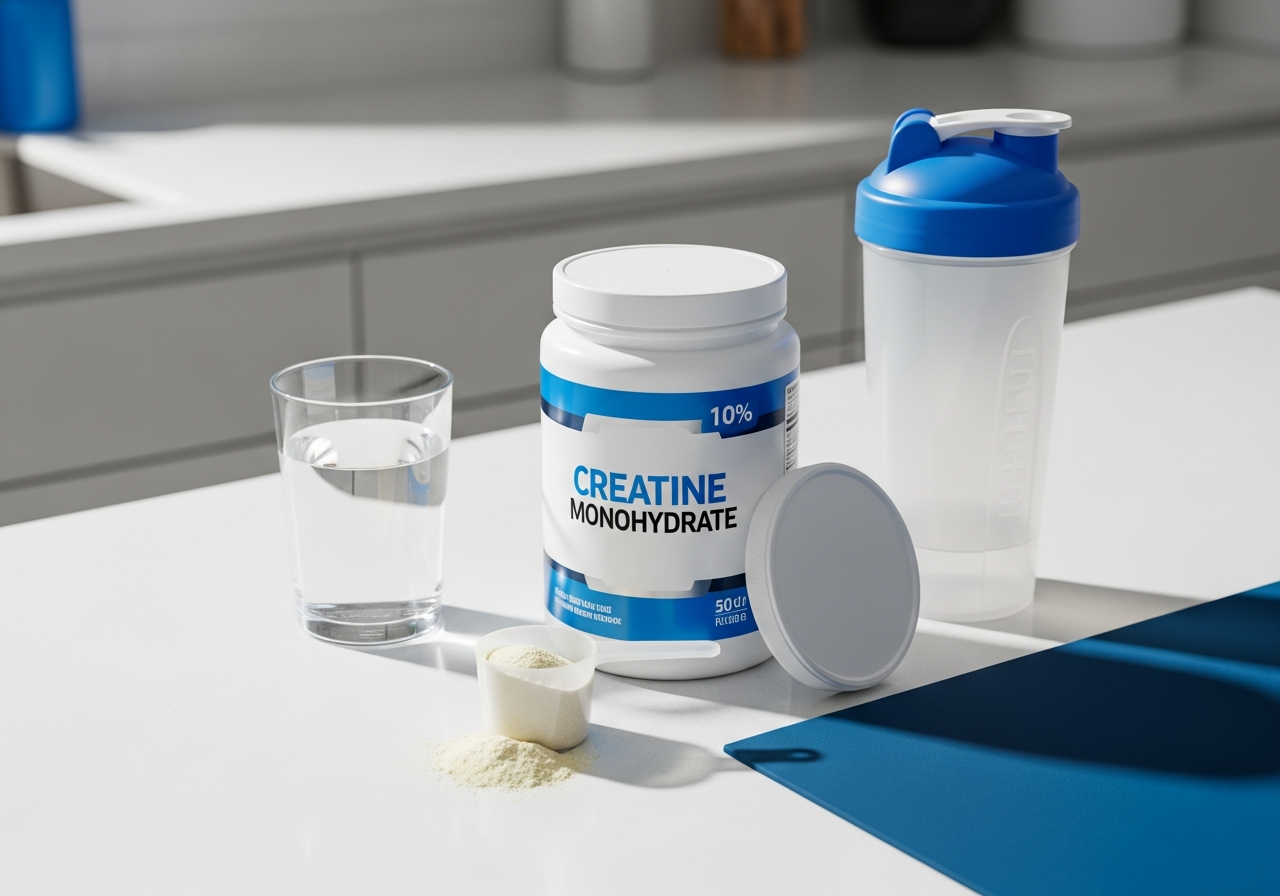 missing a day of creatine — illustrative photo